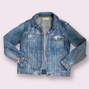 Madewell distressed denim jacket